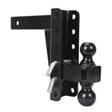 YITAMOTOR Adjustable Trailer Hitch Ball Mount 8 inch Drop Hitch Fits 2-Inch Receiver with 2" and 2 5/16 inch Tow Ball